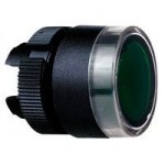 ZA2-BW33 CABEZAS PARA PULSADORES  LUMINOSOS RASANTES VERDE.