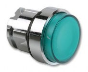 ZB4-BW133 CABEZA PULSADOR SALIENTE LUMINOSO VERDE